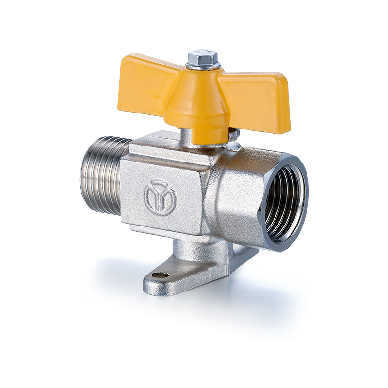 شیر توپی برنجی YH-211 با پایه (F/M)