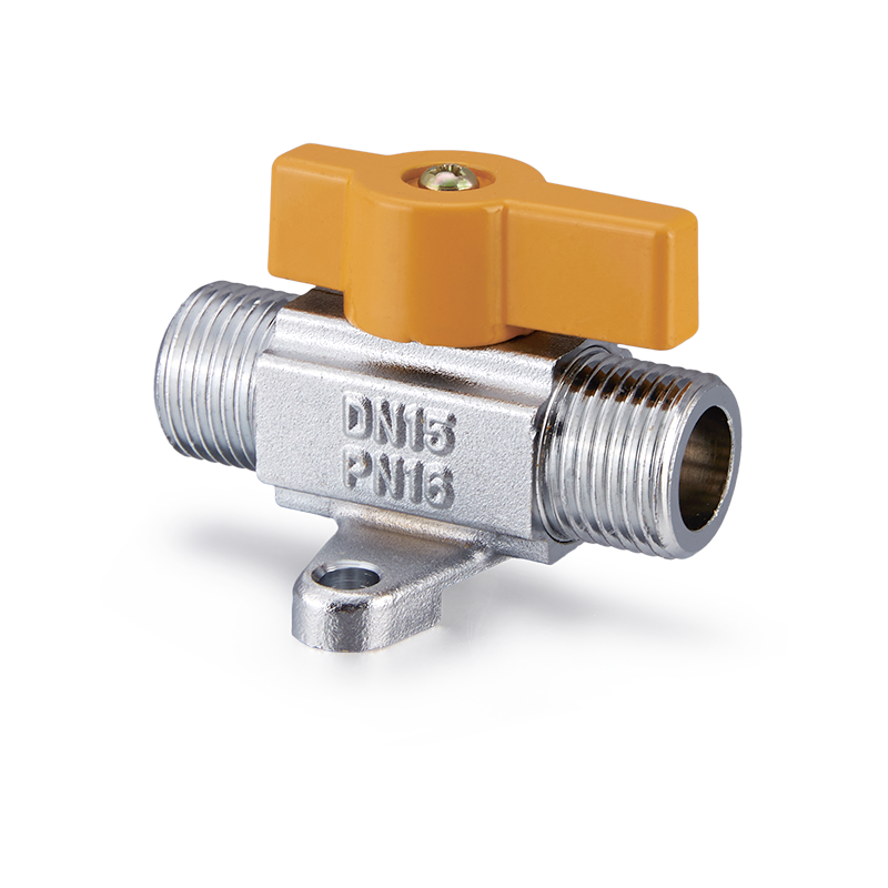 شیر توپی برنجی YH-212 با پایه (M/M)